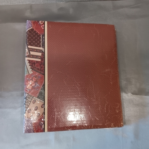 VTG Photograph Scrapbook Album Multicolored Cover 80 pgs memento memory Granny - Picture 2 of 8